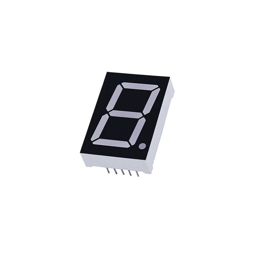 9mm Ortak Anot Siyah Yüzey Display - Kırmızı
