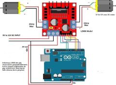 L298 DC ve Step Motor Sürücü Modülü