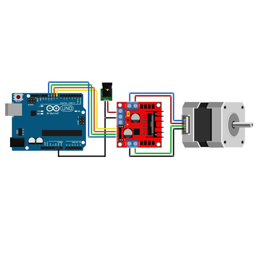 L298 DC ve Step Motor Sürücü Modülü