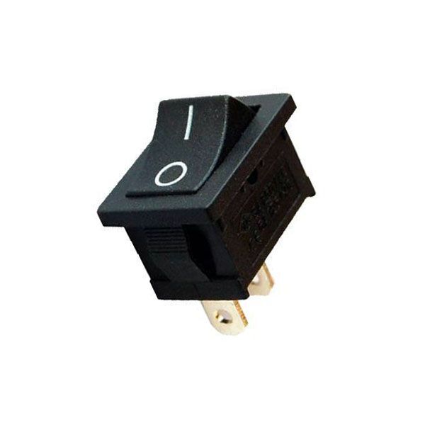 DC124B Işıksız On / Off Anahtar 20mm 2P Yaylı
