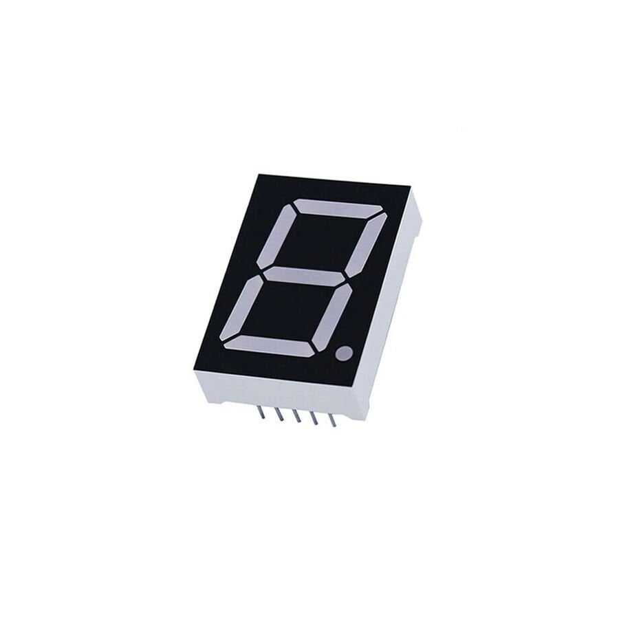 9mm Ortak Anot Siyah Yüzey Display - Kırmızı