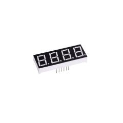 14mm 4'lü Ortak Anot Siyah Yüzey Display - Kırmızı